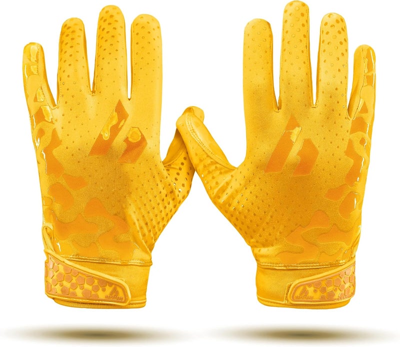 Repsters RPG1 Football Gloves - Men’s Elite Trendy Wide Receiver Gloves – Extra Sticky Grip Football Gloves for Game Day, Training, High School and College - Adult and Youth Sizes - Image 4